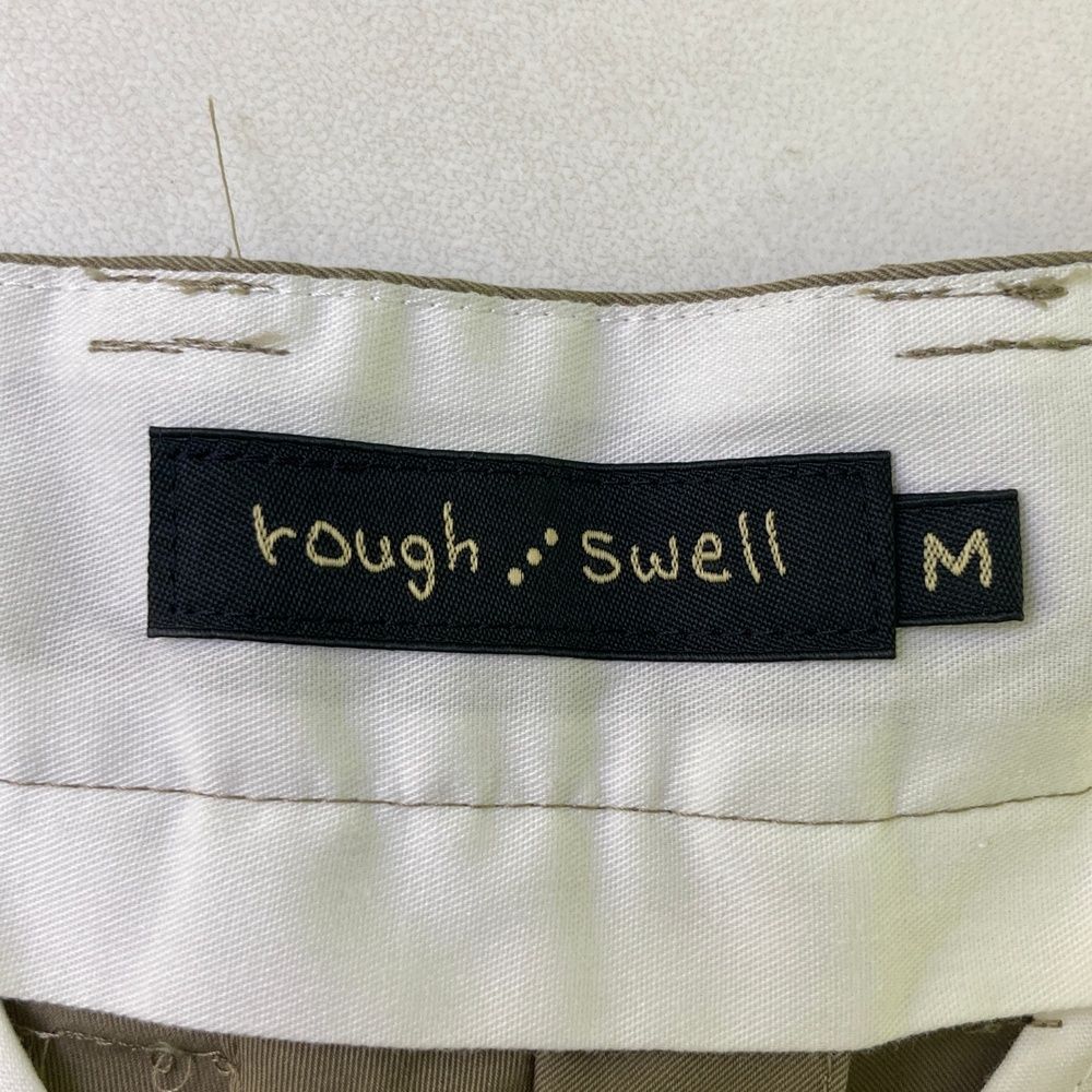 サイズ：M ROUGH&SWELL ラフアンドスウェル ロングパンツ カーキ