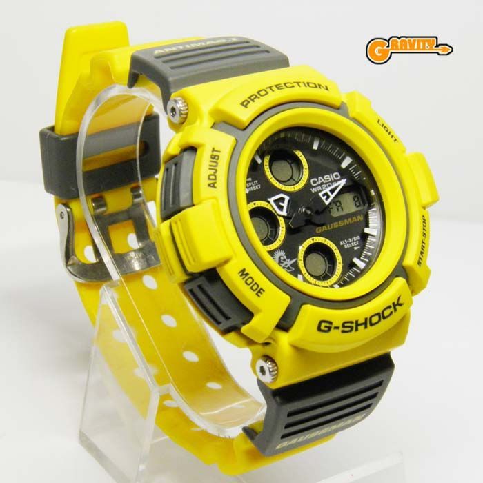 CASIO(カシオ)G-SHOCK(ジーショック) AW-570Y-9T GAUSSMAN（ガウスマン)MEN IN  YELLOW(メンインイエロー)【未使用品】