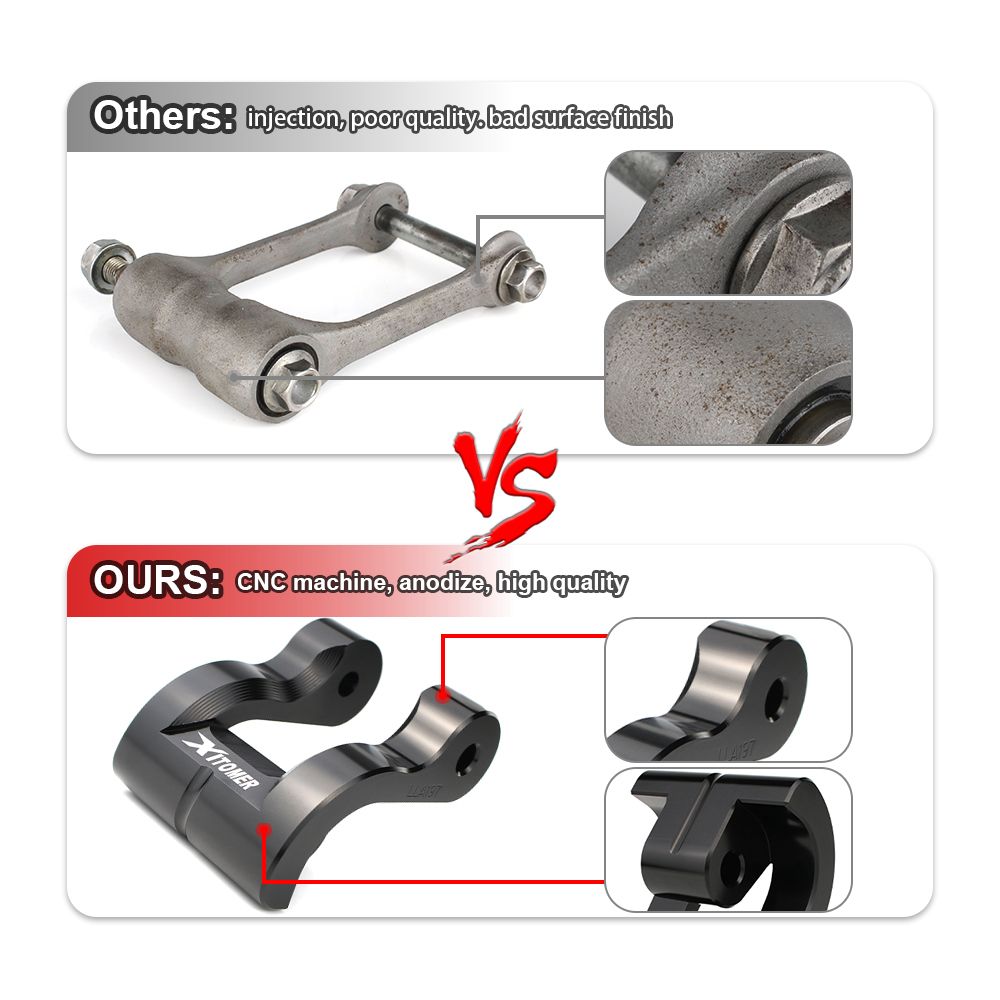 ベンエリ TRK502 TRK502X 2018-2025 TRK702 TRK702X 2025-2025 対応 バイク 二輪 アルミニウム リアサスペンション ローダウンリンクキッ BRIGHTFACE_UK