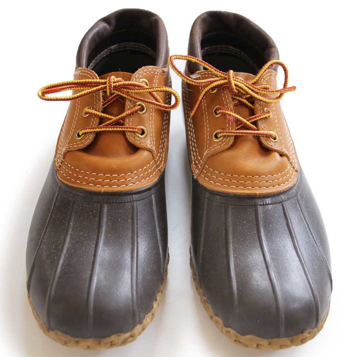USA製 L.L.Bean 3ホール ビーンブーツ ガムシューズ タン