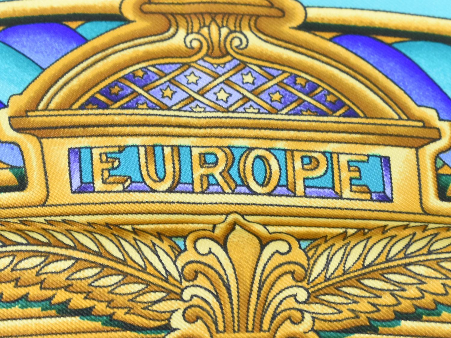 本物 エルメス HERMES スカーフカレ カレ90 EUROPE ヨーロッパ