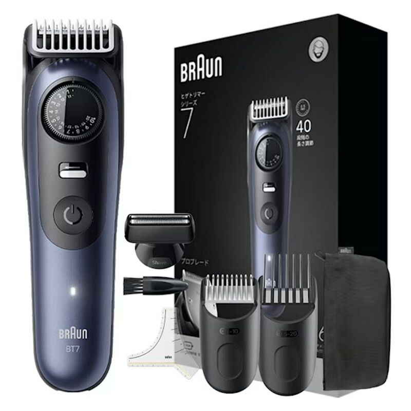 メーカー ブラウン BRAUN ヒゲトリマー シリーズ7 BT7520
