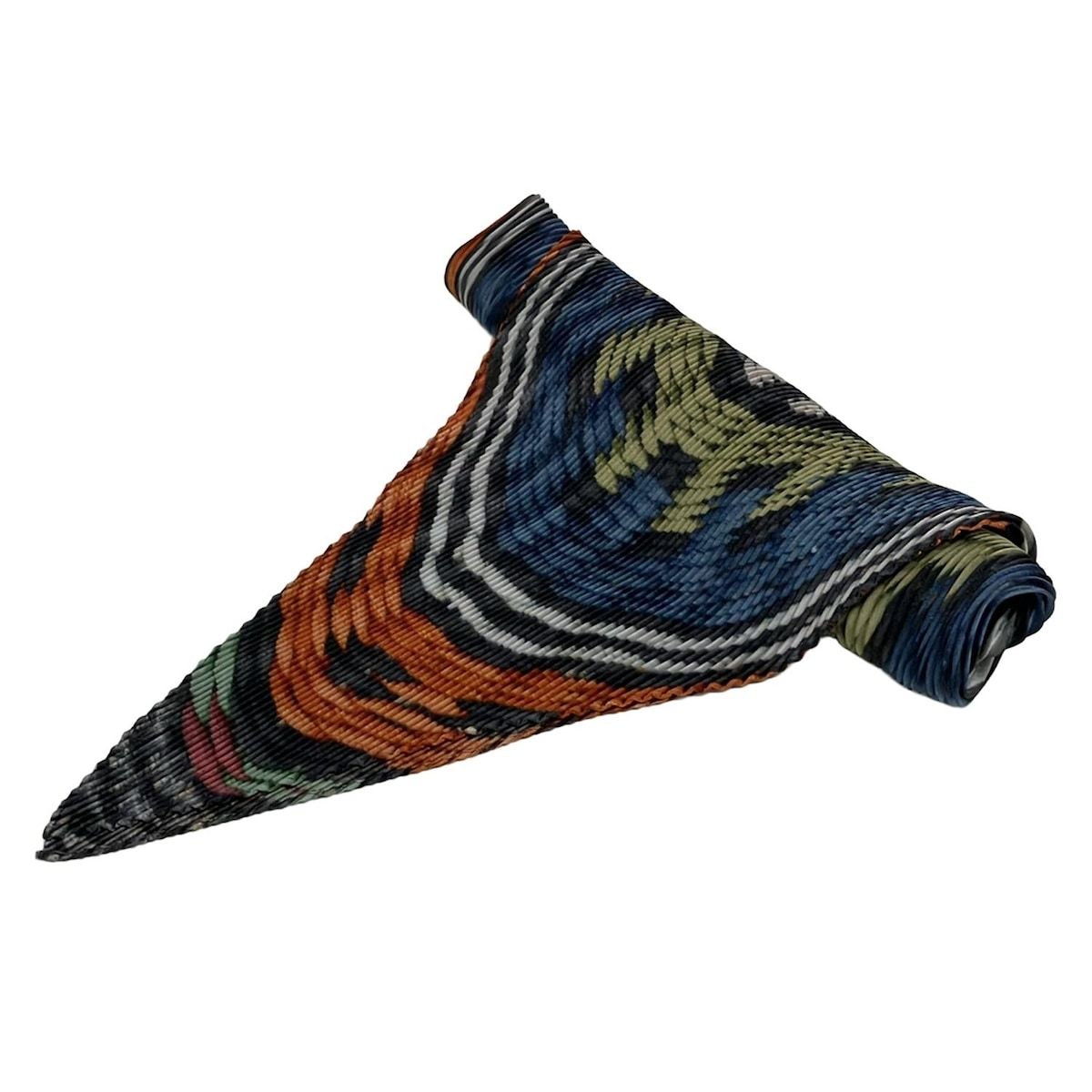 【美品】PLEATS PLEASE プリーツストール ブラウン PLEATS PLEASE ISSEY MIYAKE（ストール/パシュミナ）のフリマ