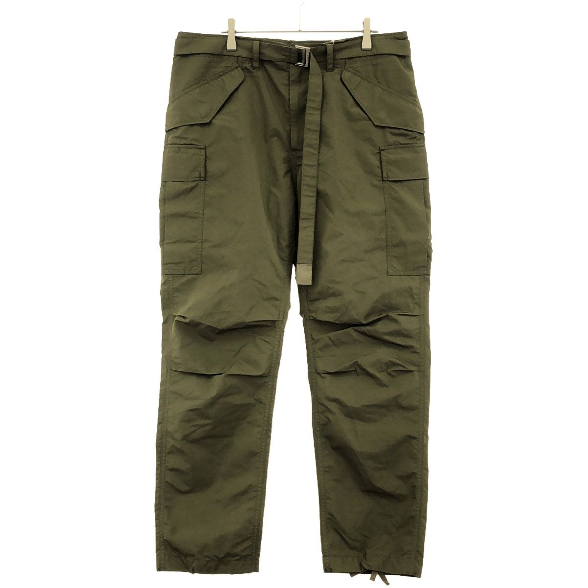 sacai サカイ 24SS Taffeta Pants ベルテッドカーゴパンツ 24-03403M