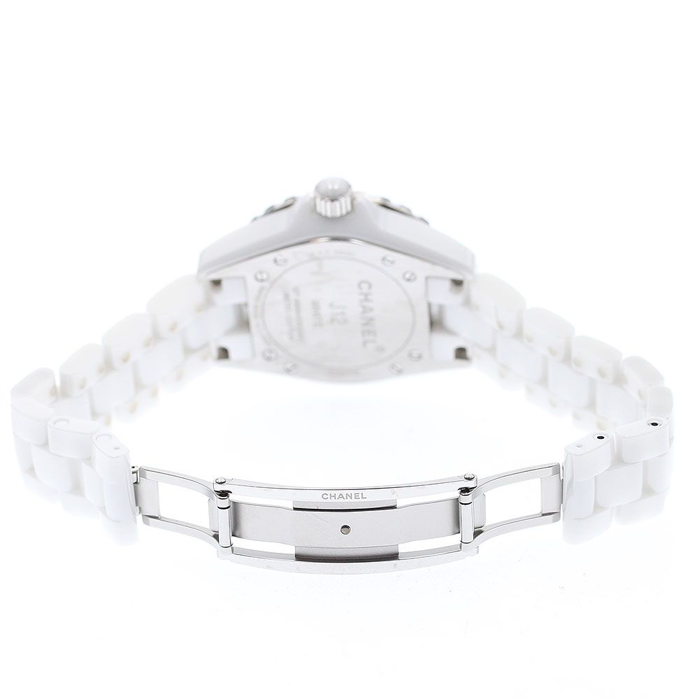 訳ありシャネル CHANEL H3442 J12 ホワイトファントム 33MM クォーツ  