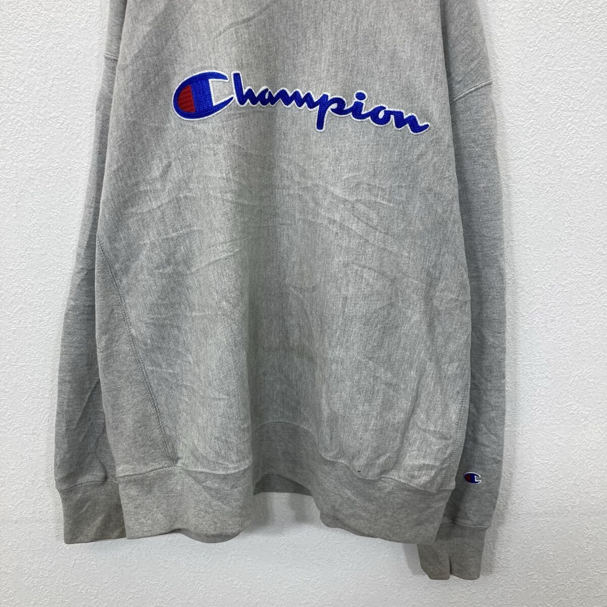 Champion ロゴスウェット トレーナー XL グレー チャンピオン