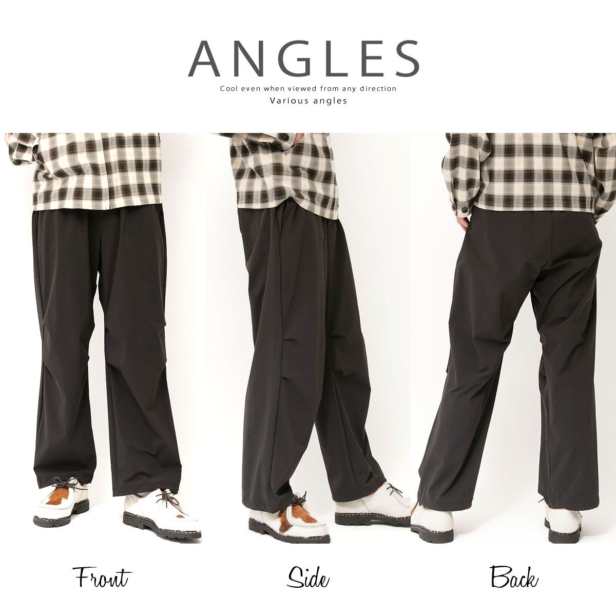 4WAY方向へ伸縮 】ストレッチイージーパンツ ジョンブル メンズ