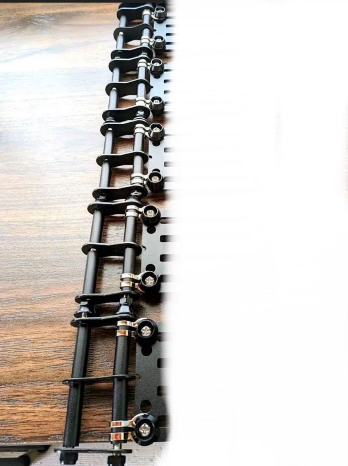 5組セット 2連チェーン 金具セット ブラック ニックス 腰道具 腰道具 腰袋 カスタムチェーン ニックス風 タジマセフ バリスティック ハンマー差し ペンドラホルダー コーデュラ アルミ だるま金具 KNICKS風
