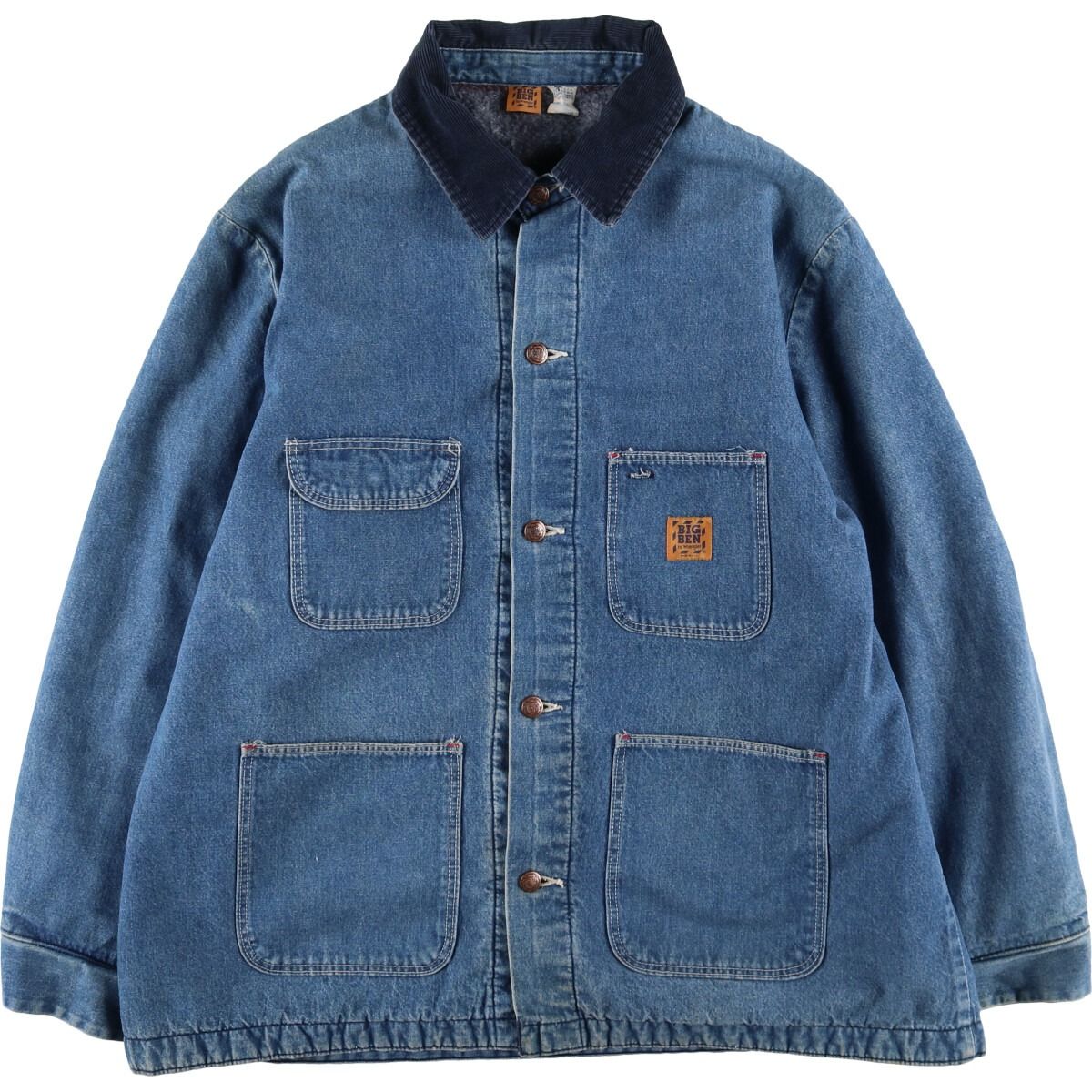 古着 70~80年代 ラングラー Wrangler BIG BEN ビッグベン デニムカバーオール USA製 メンズXL相当 ヴィンテージ/eaa512428