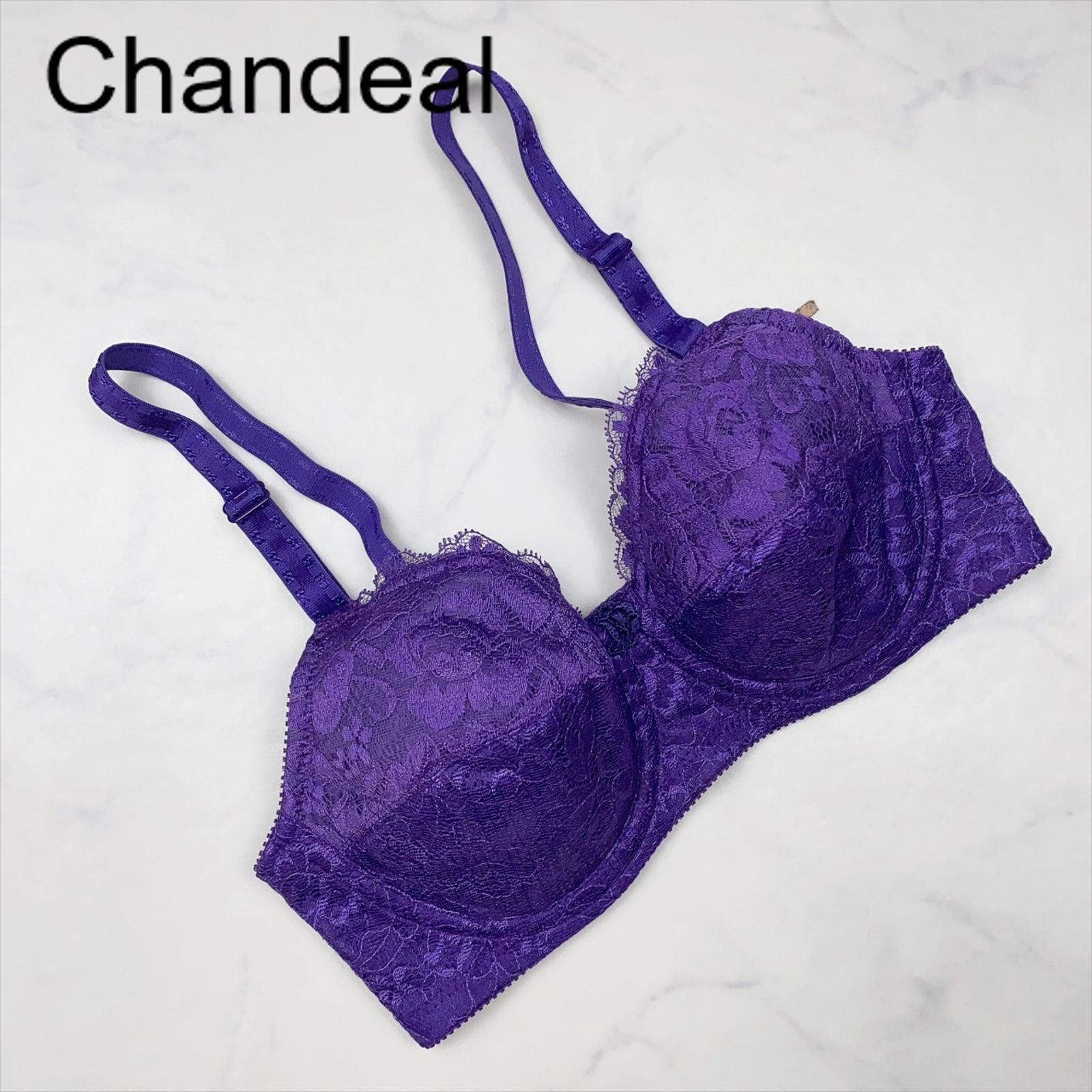 新品未使用】Chandeal シャンデール ブラジャー C65 ヴァイオレット