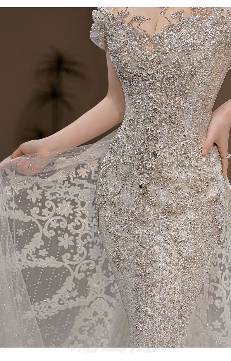 魚尾ウエディングドレス ロング