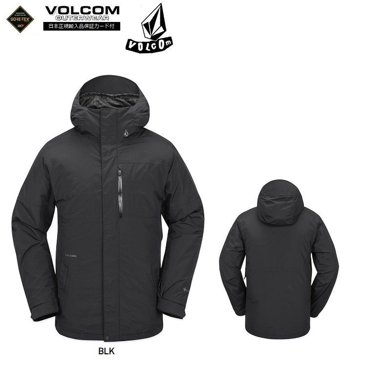 スノーボード 24-25 VOLCOM L GORE-TEX JACET BLK Msize VOLCOM（ボルコム） 24-25 VOLCOM L GORE-TEX JACKET エル ゴアテック
