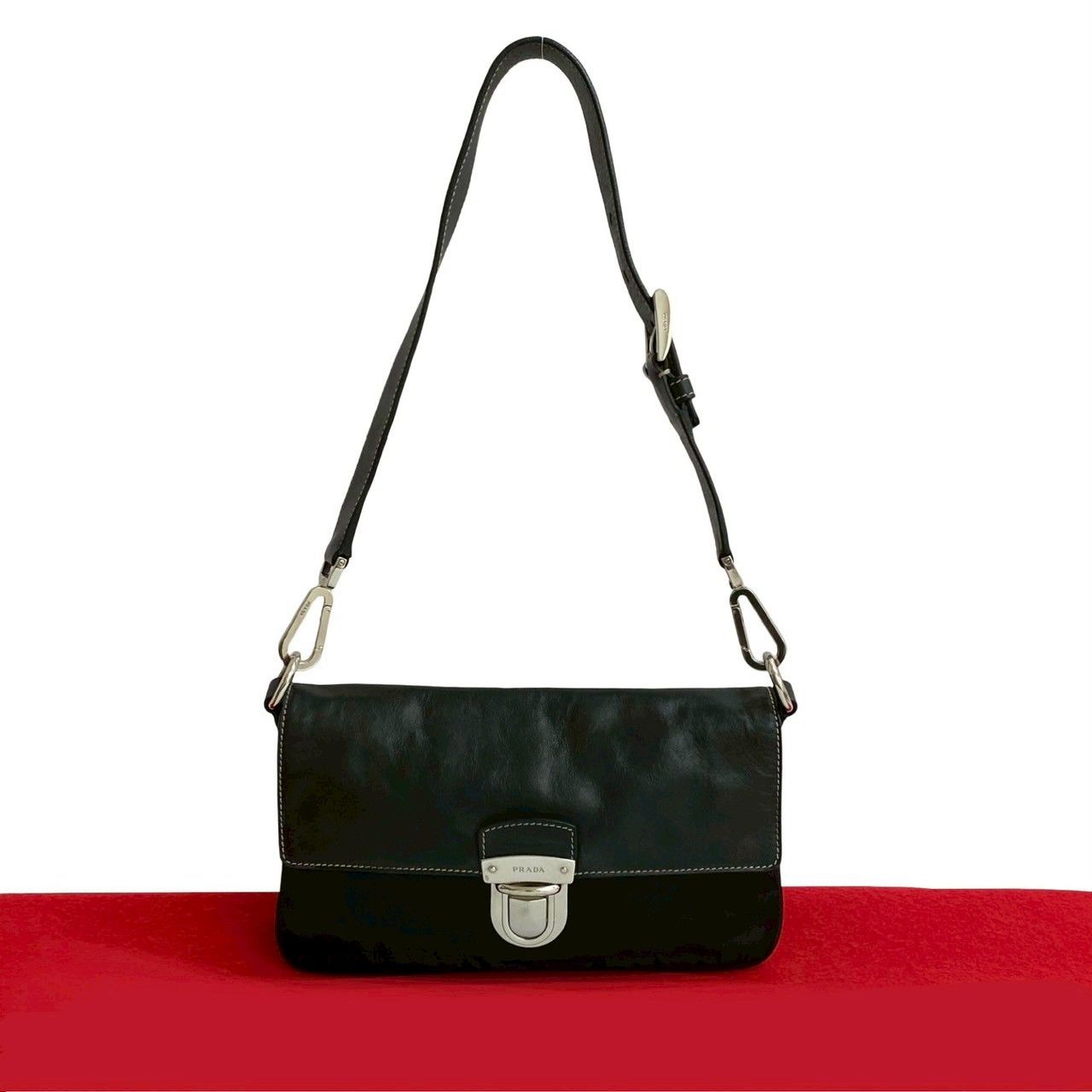 美品PRADA トートバッグ ブラック 三角ロゴ テスートナイロン バッグ 楽天市場】美品 PRADA プラダ テスート 三角ロゴプレート