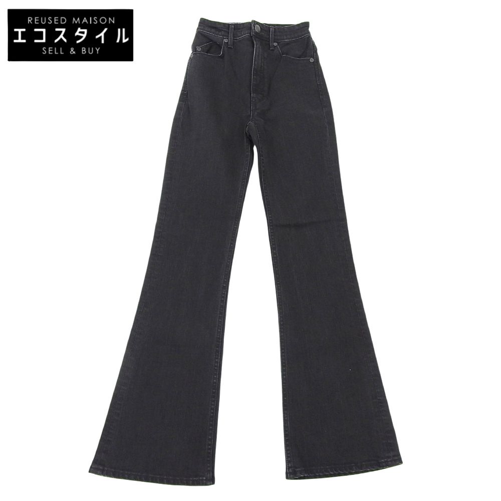 YANUK ヤヌーク ブーツカット デニムパンツ ボトムス レディース ブラック 21 57143302 21