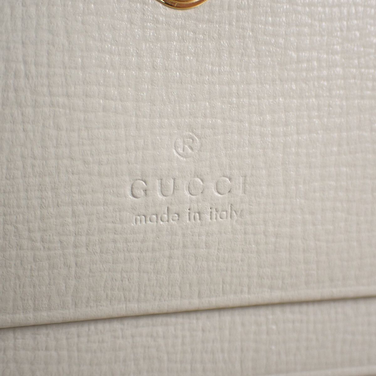 【中古】【Aランク】GUCCI グッチ カードケースウォレット 621887 92TCG 9761 二つ折り財布 ホースビット1955 GGスプリーム アイボリー【ISEYA】