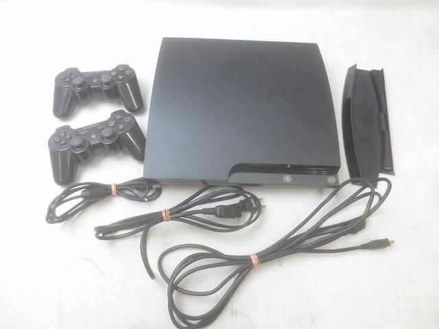 ゲーム プレイステーション3 PS3本体 CECH-2000A チャコールブラック 動作品 周辺機器付き
