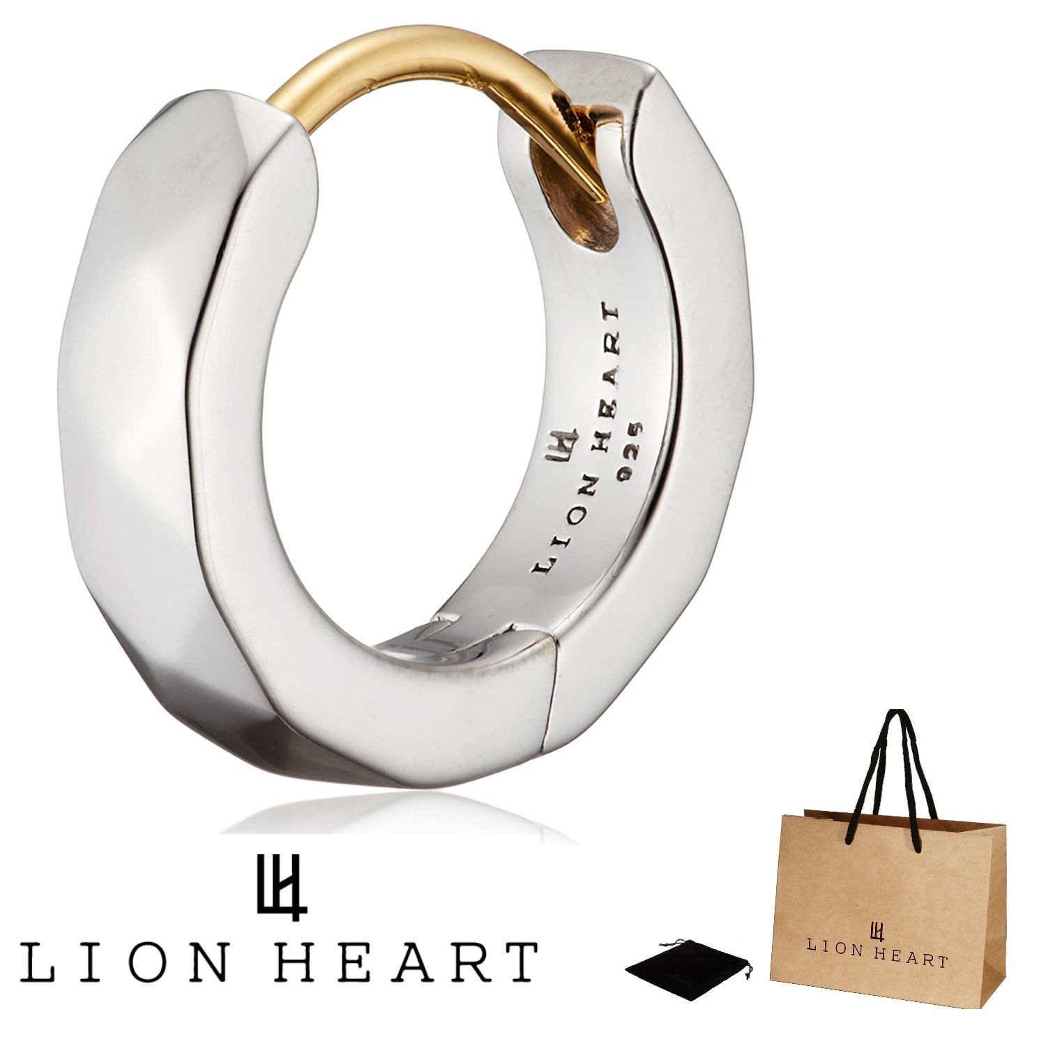 ライオンハート LION HEART フープ シングル ピアス 片耳 01EA0991SV