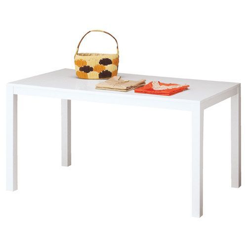 木製ショーテーブル ホワイト W150×D80×H80cm  61-84-2-3 店舗什器 ディスプレー マネキン 装飾品 販促用品 ハンガー ラッピング