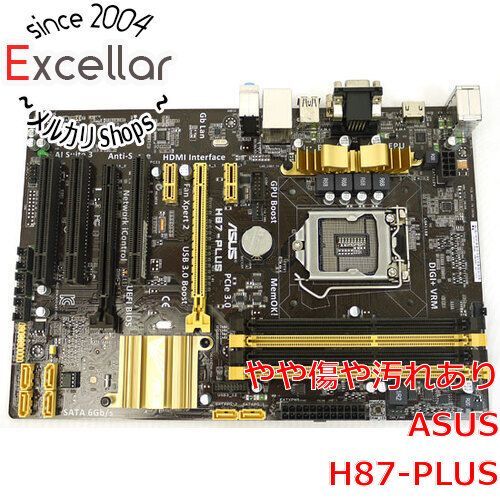 マザーボード ASUS H87-PLUS LGA1150PC/タブレット