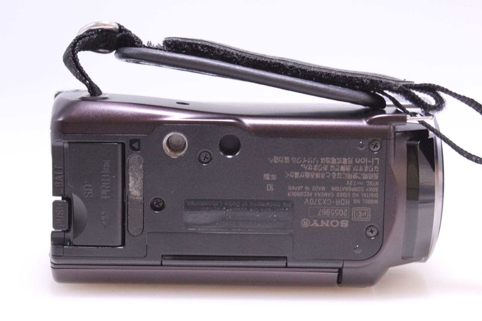 SONY HDR-CX370 Vビデオカメラ 64GBボルドー SONY HDR-CX370 Vビデオカメラ 64GBボルドー (tomtom) 白子の