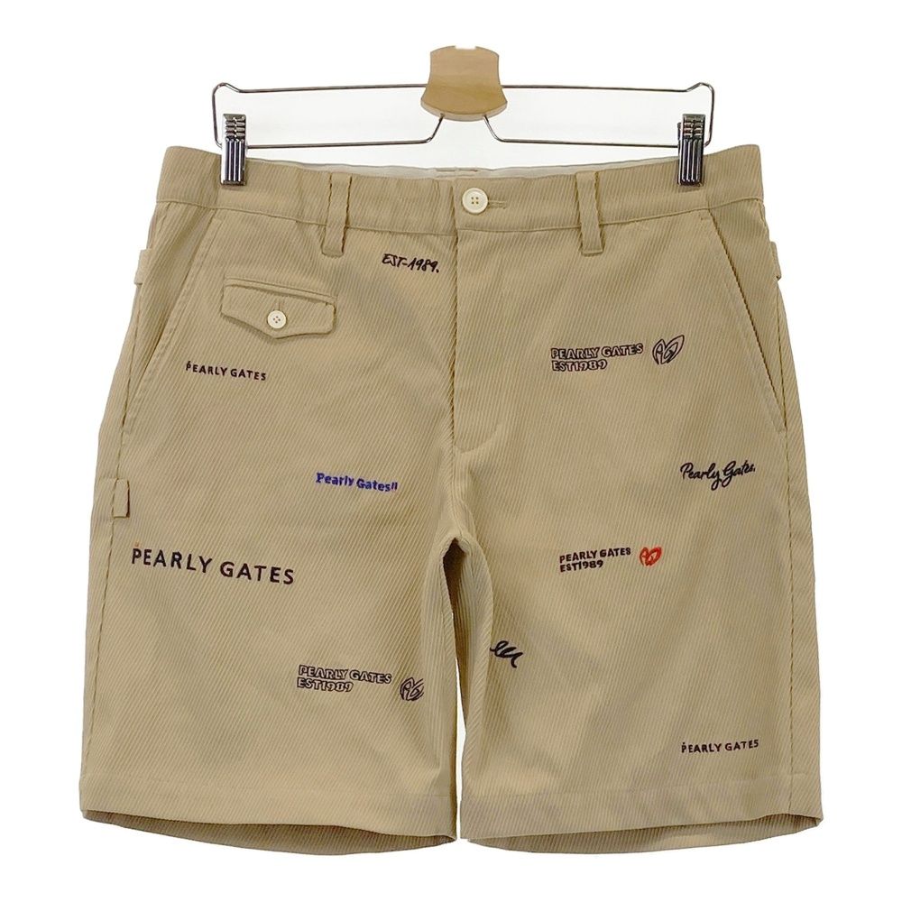 サイズ 6 PEARLY GATES パーリーゲイツ 2025年 ハーフパンツ ベージュ系 240101538357 ゴルフウェア メンズ ストスト