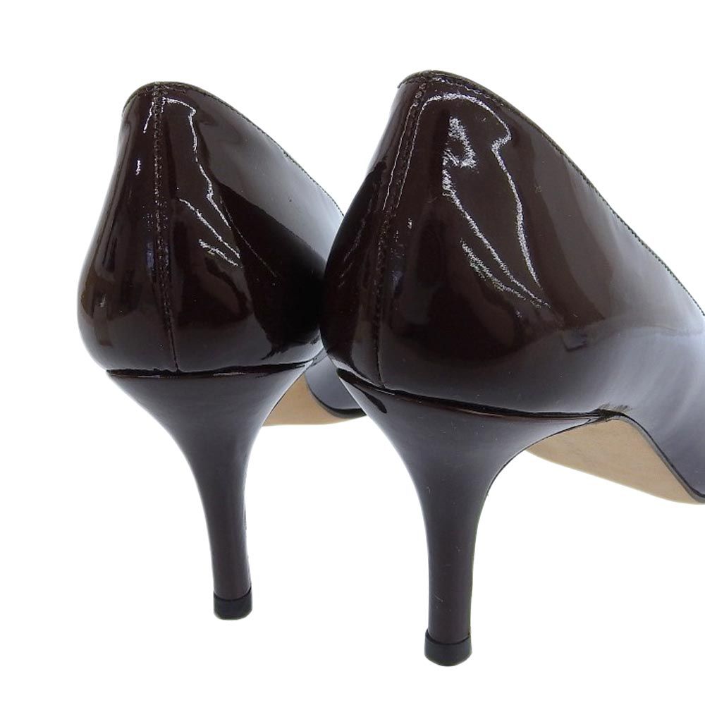 MANOLO BLAHNIK バーガンディ ハイヒール マノロブラニクハイヒールパンプスバーガンディー美品