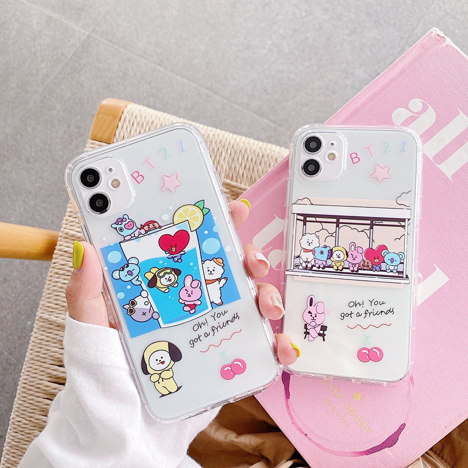 BTS 防弾少年団bt21 iPhoneケース 透明スマホケース シリコン - メルカリ