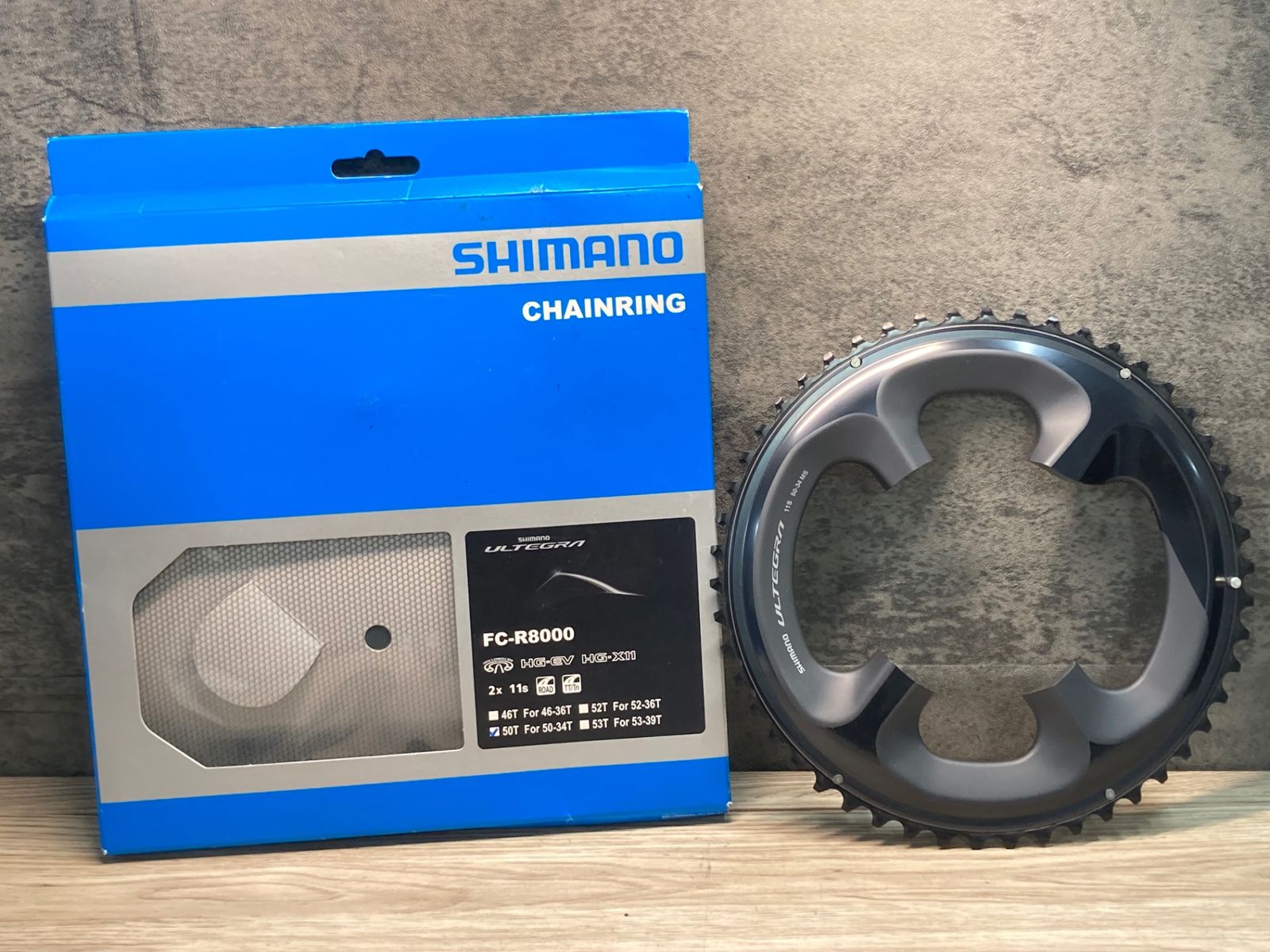 JC222 シマノ SHIMANO アルテグラ ULTEGRA FC-R8000 アウター チェーンリング 50T
