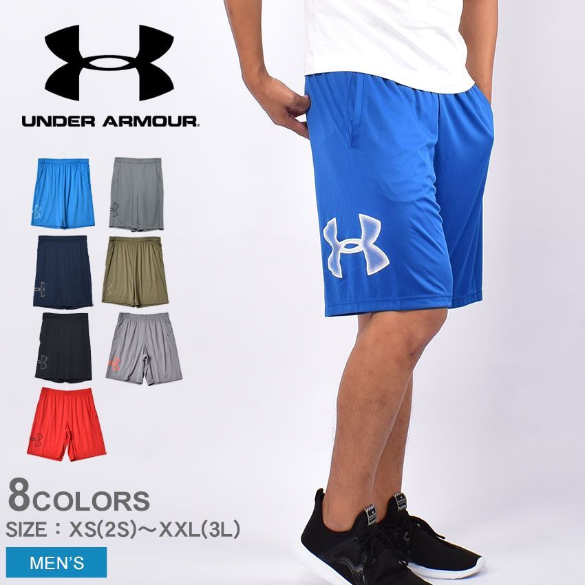 アンダーアーマー ハーフパンツ 1306443 メンズ UAテック グラフィックショーツ UNDERARMOUR カラー:04.アカデミー×スティール  品番：2291-0123 - メルカリ