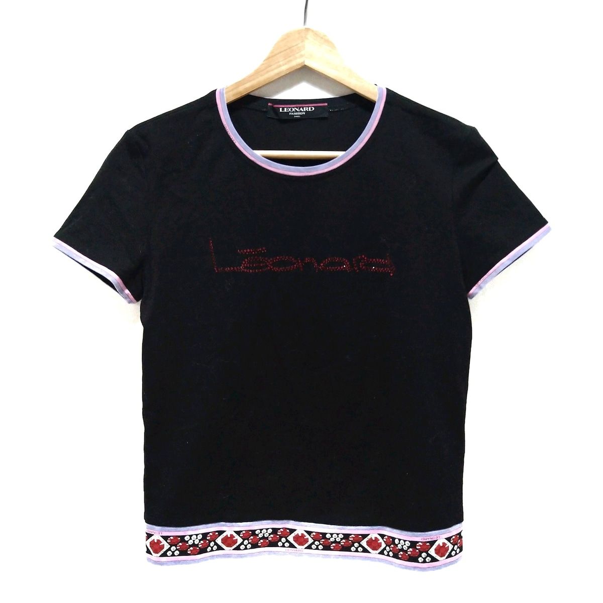 レオナール　半袖 Tシャツ LEONARD(レオナール) 半袖Tシャツ サイズM レディース - 黒