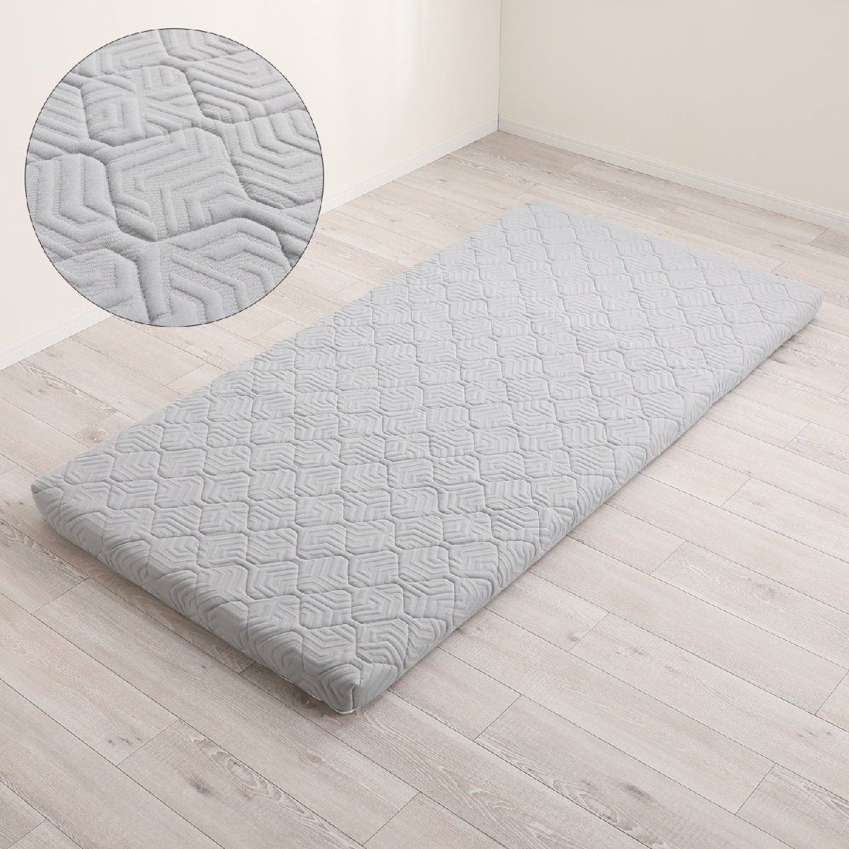 BREATHAIR ブレスエアー レガリス 敷き布団 贅沢な厚みと弾力性 格別の寝心地 グレー シングル 74 800-