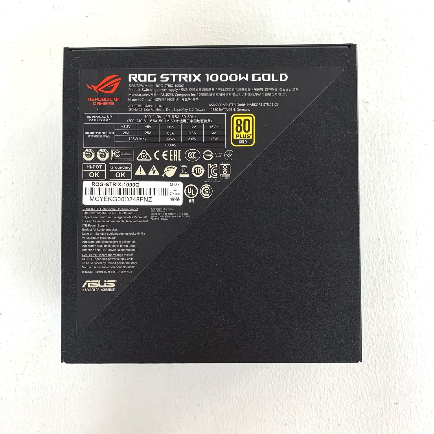 電源ユニット 1000W