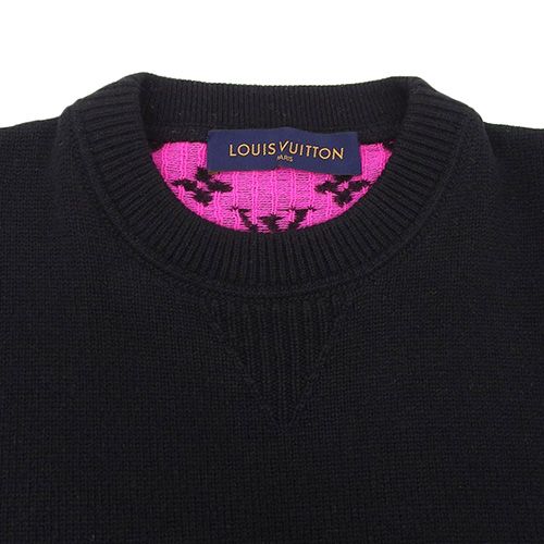 ルイヴィトン LOUIS VUITTON ハーフアンドモノグラムカシミアセーター ルイヴィトン LOUIS VUITTON 20SS ハーフアンドハーフ LV モノグラム