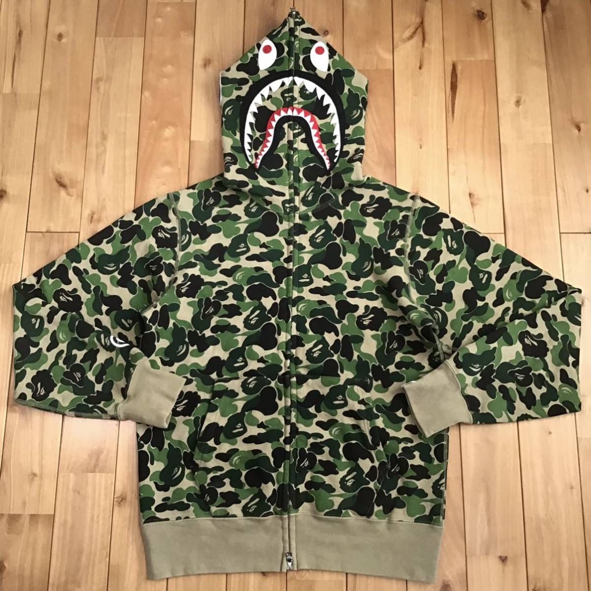 BAPE ABC camo シャークパーカー ベイプ shark ape 迷彩 - Kametuku