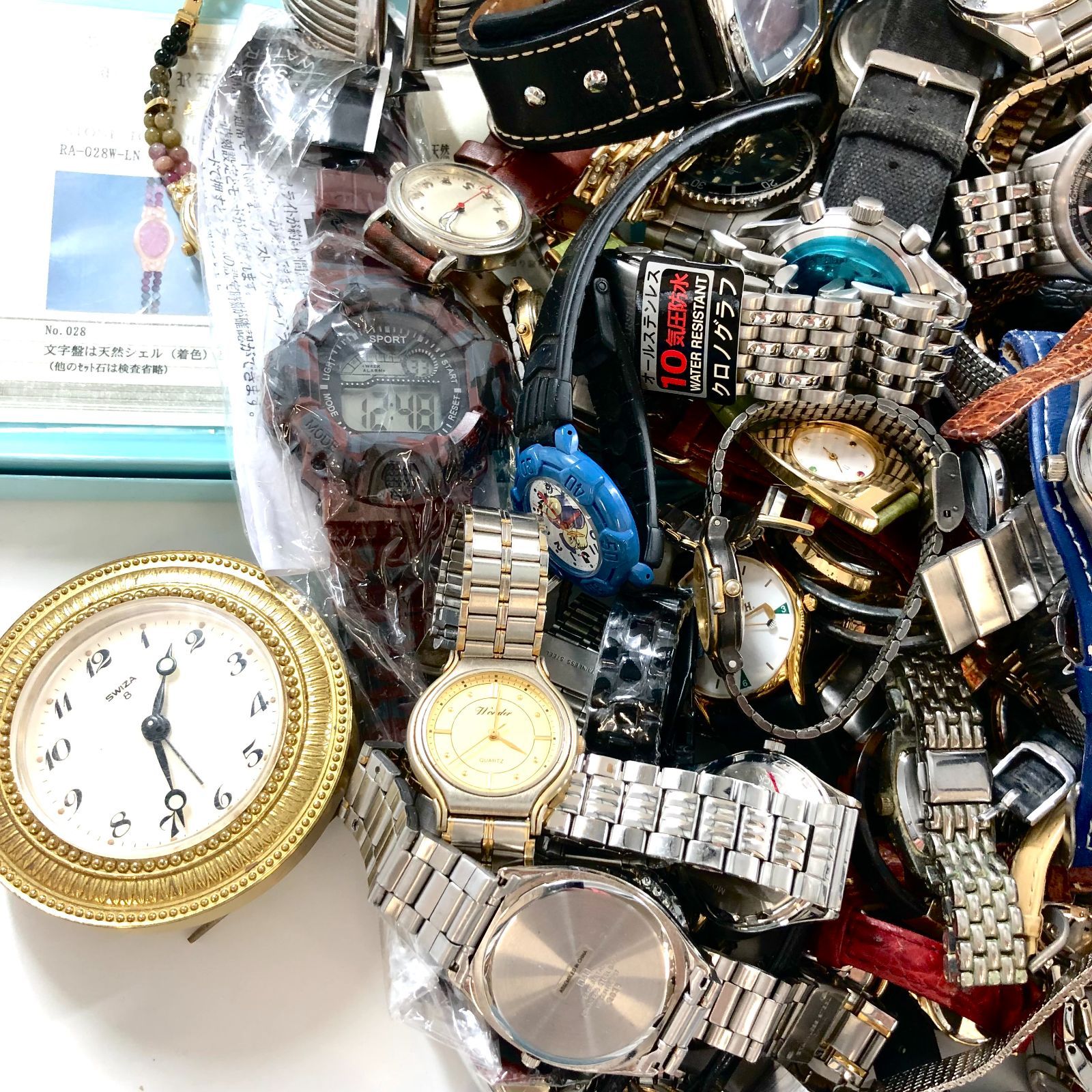 時計 大量まとめ 200点以上 メンズ レディース QZ 腕時計 置時計 懐中