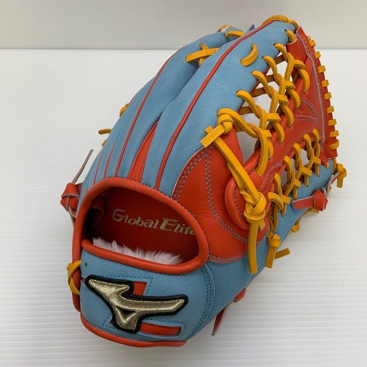 Mizuno Global Elite 少年軟式グローブ オレンジ⭐︎右投げ Mizuno