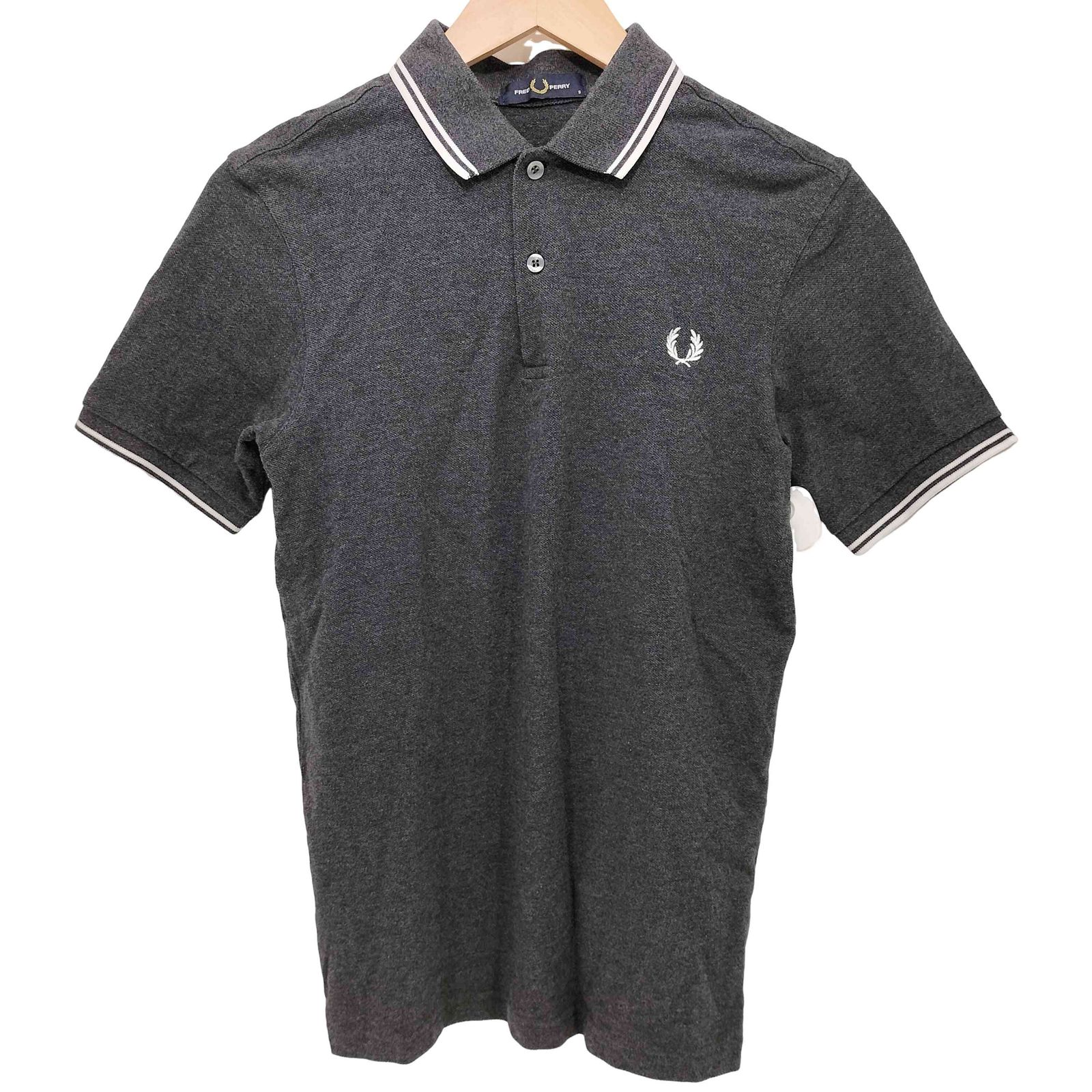 フレッドペリー FRED PERRY ワンポイント刺繍ポロシャツ メンズ  S