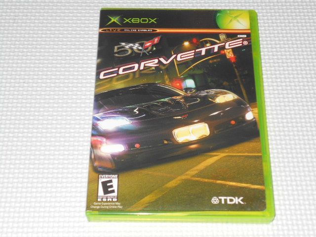 送料無料 通販 ファッション xbox☆CORVETTE 海外版 北米版☆箱付・説明書付・ソフト付☆動作 家庭用ゲームソフト