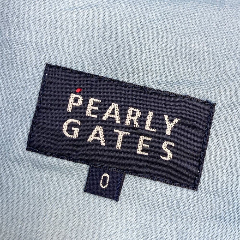 サイズ：0 PEARLY GATES パーリーゲイツ  ストレッチパンツ 刺繍  ブルー系 [240101465277] ゴルフウェア レディース ストスト サイズ：0 PEARLY GATES パーリーゲイツ ストレッチパンツ 刺繍