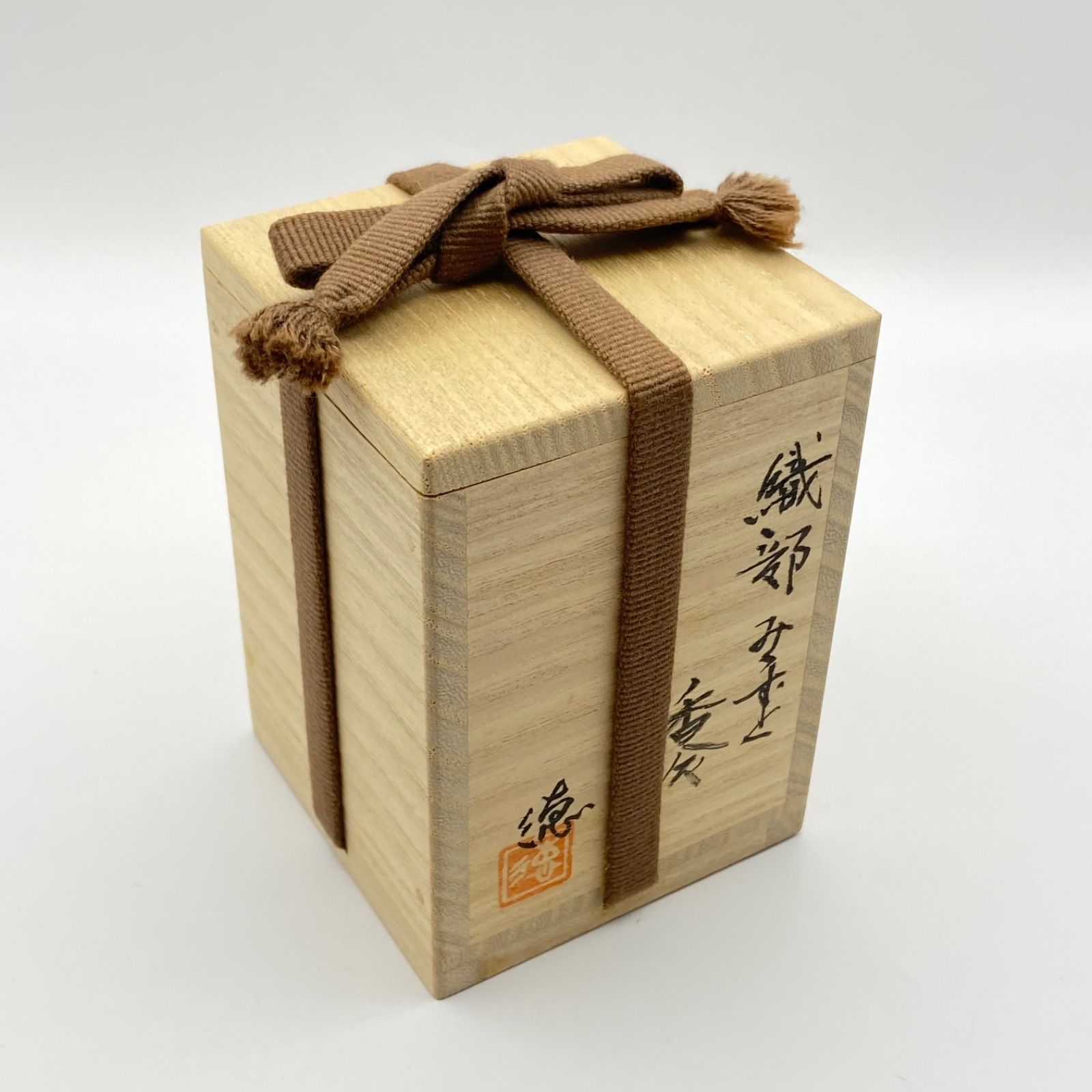 陶人形 【歩】伊村徳子 「織部陶人形」 共箱 文化遺産オンライン