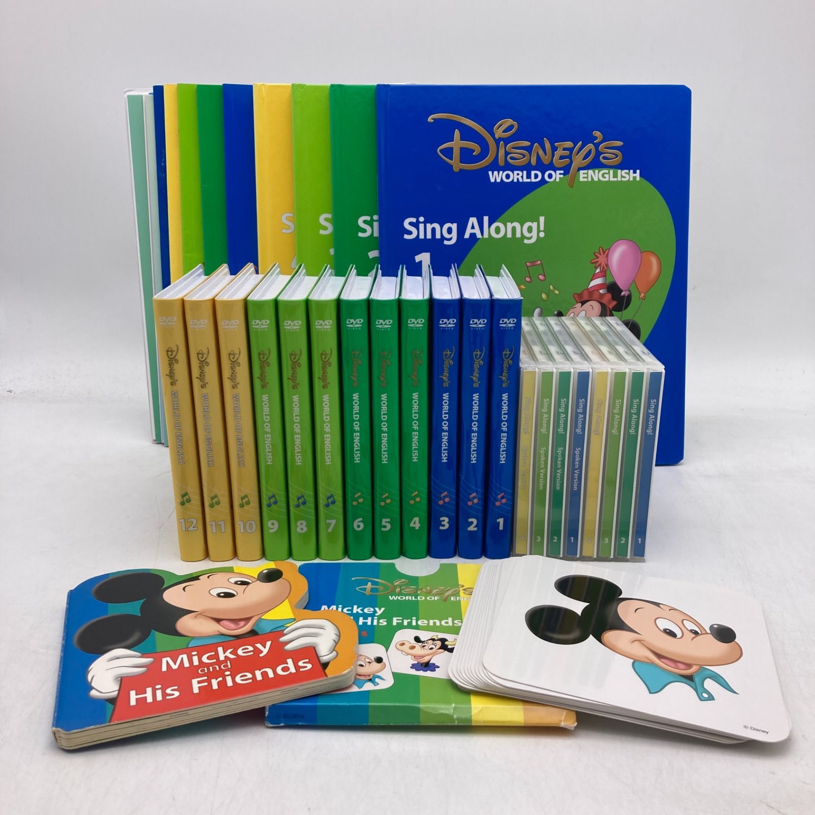 シングアロング 新子役 DVD12枚 絵本＆CD 字幕あり ディズニー