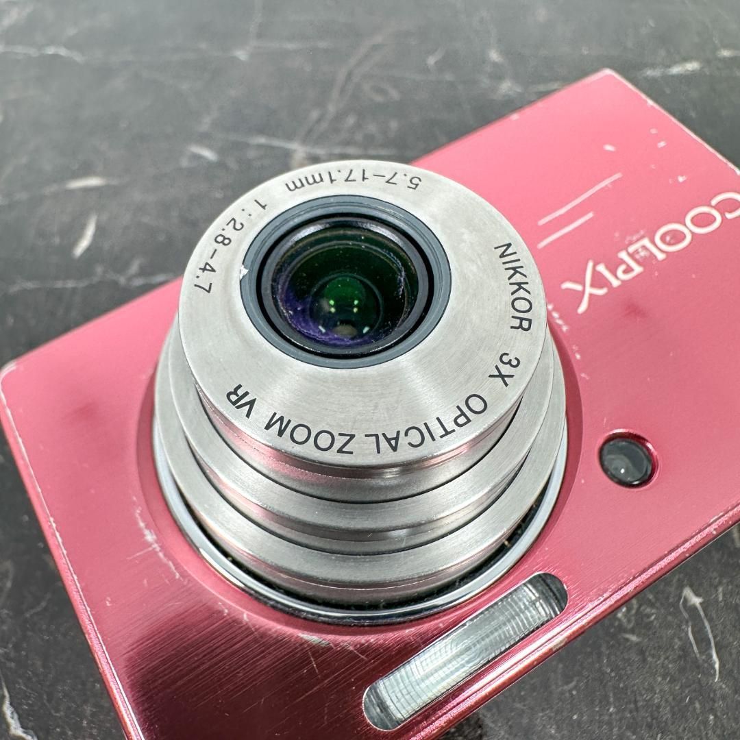 美品Nikon COOLPIX S510 コンデジ デジカメ ラズベリーレッド Nikon COOLPIX S510 ラズベリーレッド ニコン クールピクス コンパクト
