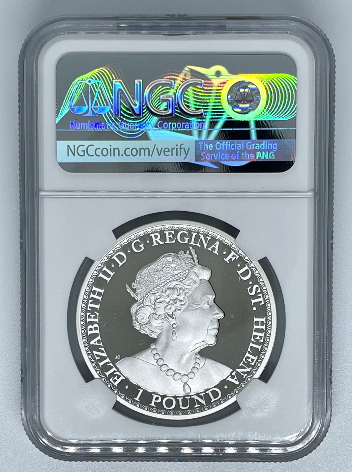 【セントヘレナ】ウナとライオン 2021年 プルーフ 銀貨 イギリス 2020 2021年 ウナとライオン セントヘレナ プルーフ 銀貨 イギリス