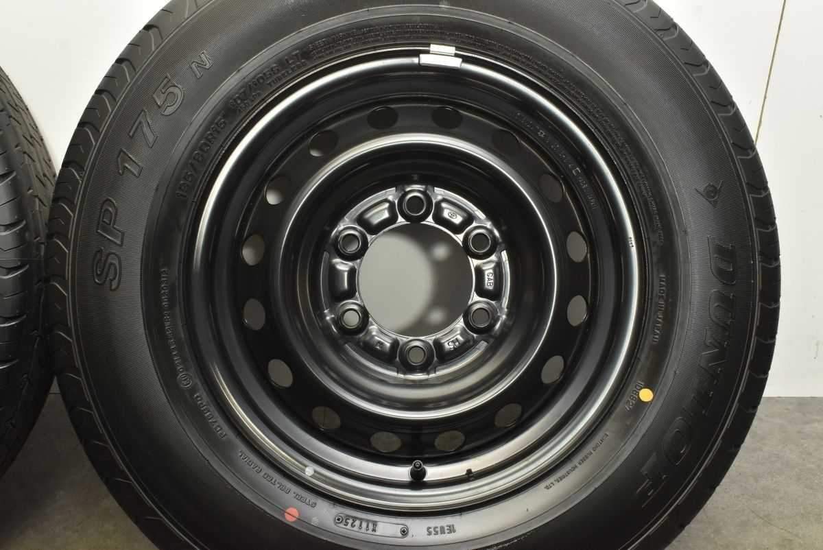 ☆新車外し☆ハイエース・ダンロップ　№９４ 2025年製 新車外し品】トヨタ 200 ハイエース 純正 15in 6J +35 PCD139