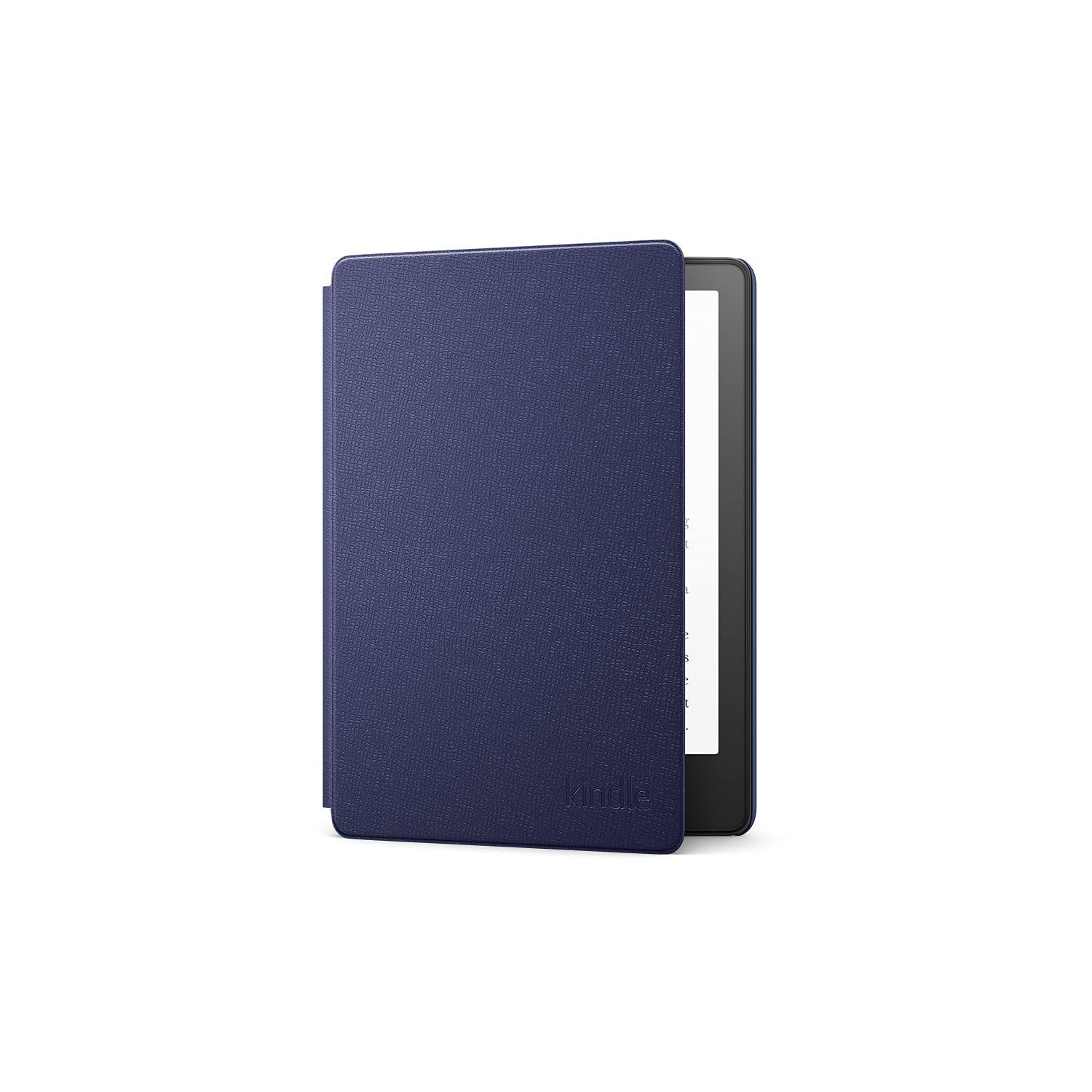 【人気商品】第11世代用】純正 Paperwhiteシグニチャーエディション レザーカバー Paperwhite・Kindle (ディープシーブルー) 【Kindle