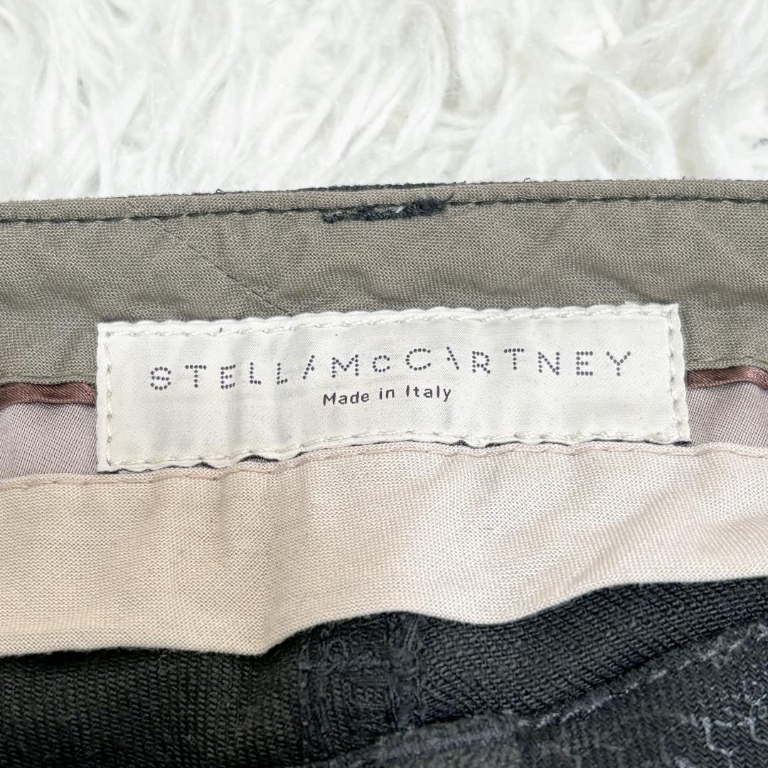 レザー調 コットンパンツ