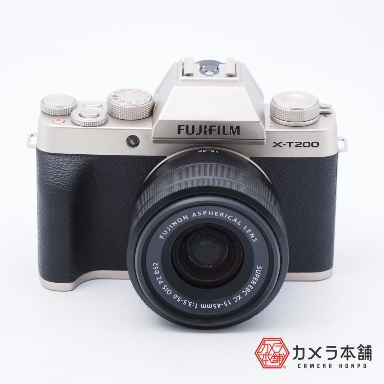 FUJIFILM X-T200レンズキット シャンパンゴールド