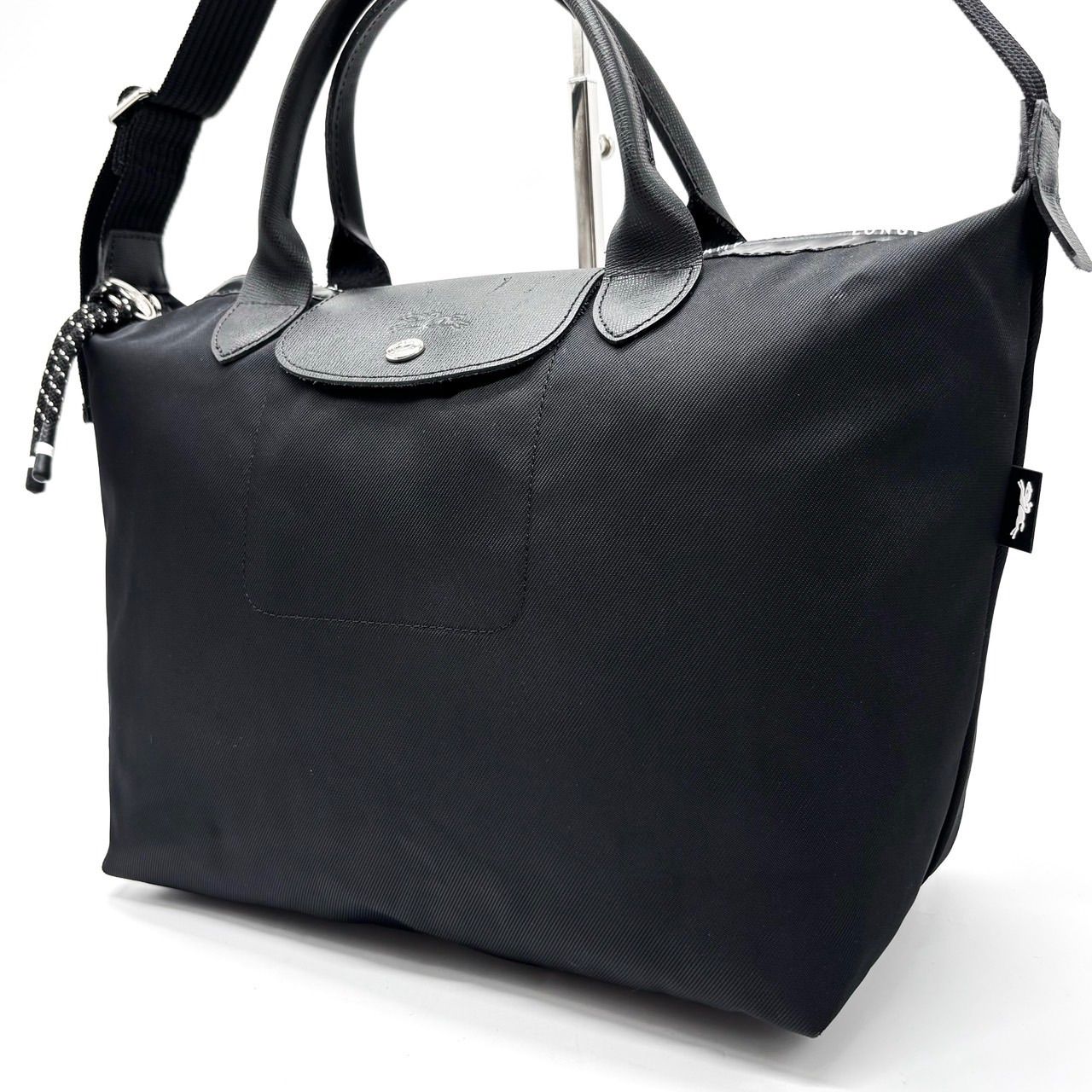 希少✨美品 ロンシャン トートバッグ ロゴ型押し オールレザー
