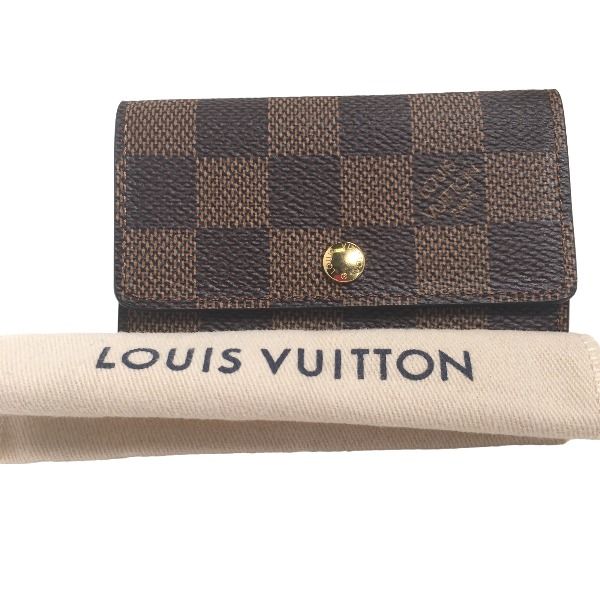 ルイヴィトン N62630 ダミエ キーケース6本用 ミュルティクレ6 キーケース LOUIS VUITTON ブラウン