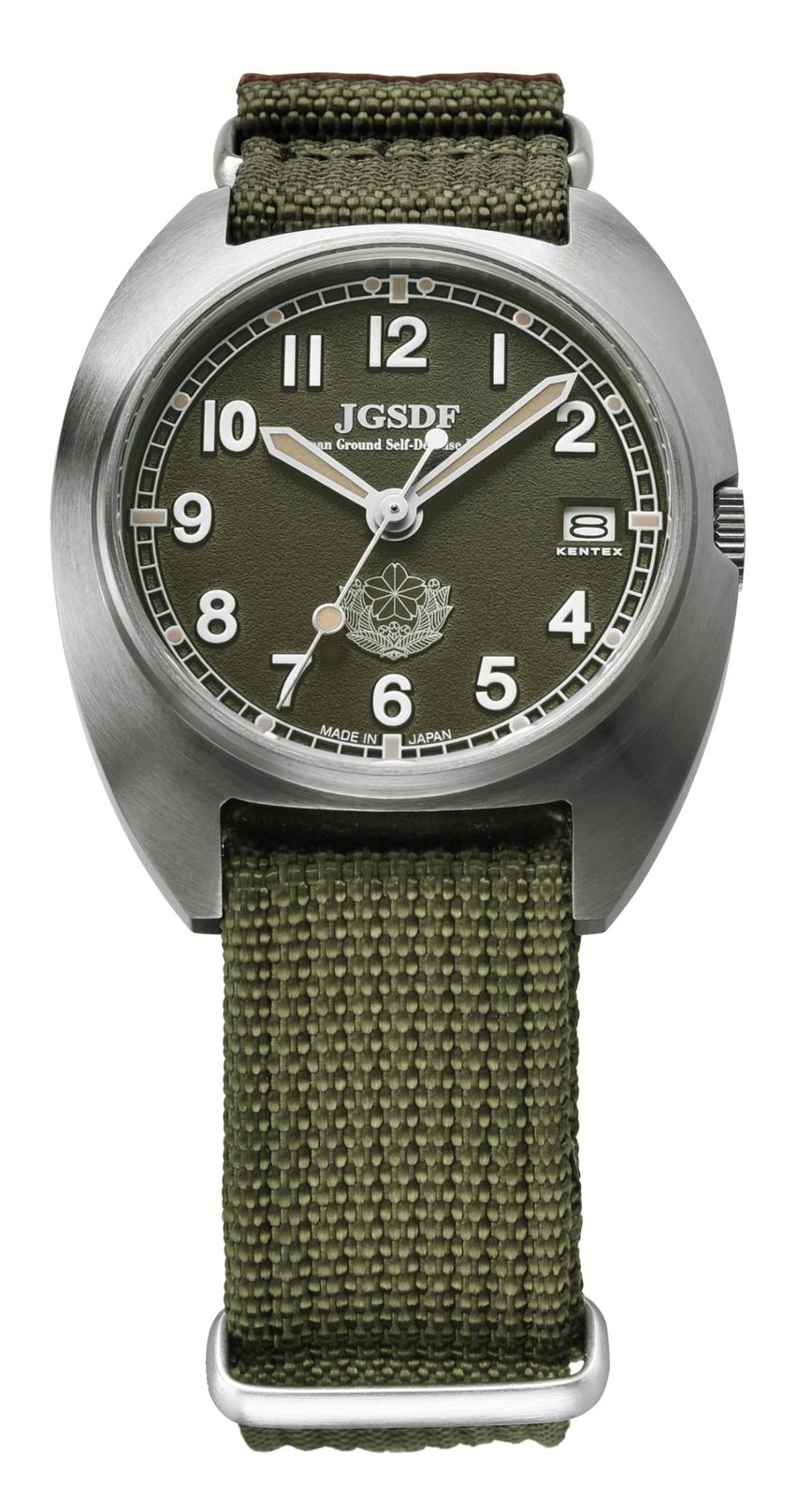 ケンテックス 腕時計 JSDF クラシックスタンダード 陸軍 S798M-01 メンズ グリーン